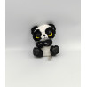 Doudou peluche panda gros yeux brillants PABLO