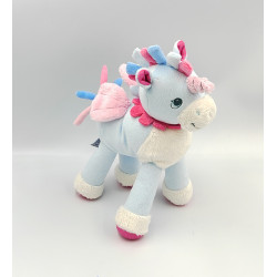 Doudou licorne bleu rose blanc SIMBA TOYS NICOTOY