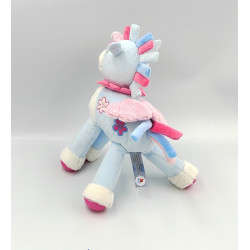 Doudou licorne bleu rose blanc SIMBA TOYS NICOTOY