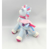Doudou licorne bleu rose blanc SIMBA TOYS NICOTOY