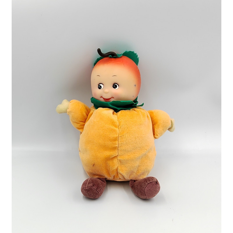 Peluche poupée les Toufous orange fruit abricot pêche GIPSY