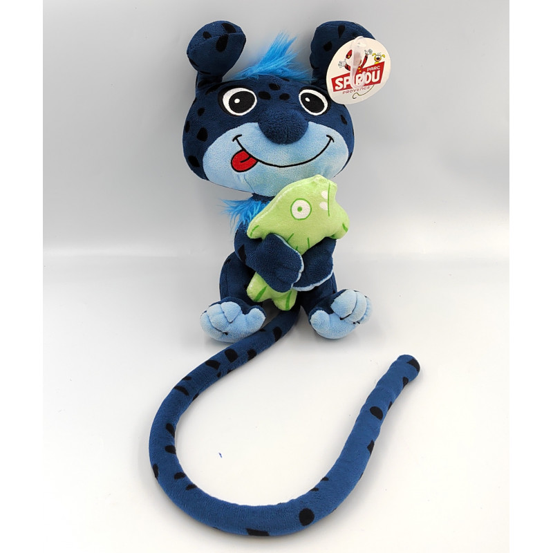 Peluche MARSUPILAMI bleu Bébé Punch Parc Spirou