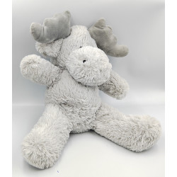 Peluche cerf elen renne gris BLANCHE PORTE