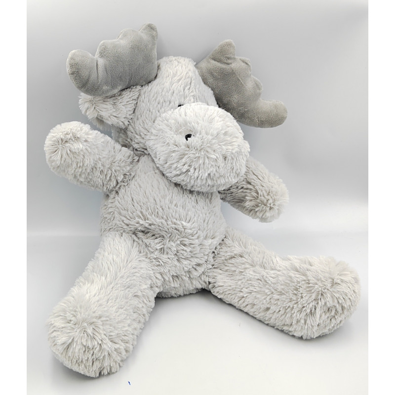 Peluche cerf elen renne gris BLANCHE PORTE