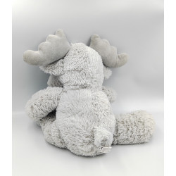 Peluche cerf elen renne gris BLANCHE PORTE