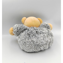 Doudou ours fourrure Fur gris KALOO Grand Modèle