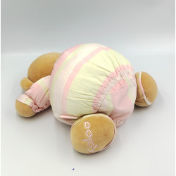 Doudou ours rose vert 10 ans de Bonheur KALOO