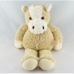 Doudou hochet vache blanche noir HAPPY HORSE