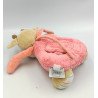 Doudou veilleuse vache beige rose les Zamis NATTOU
