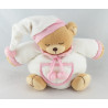 Doudou ours boule pyjama blanc Priscilla Larsen 