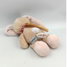 Doudou musical lapin beige rose Sacha et Pauline NATTOU
