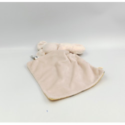 Doudou souris beige orange pommes mouchoir KALOO