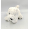 Doudou peluche chien blanc GIPSY