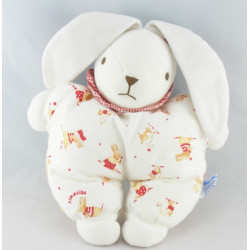 Doudou lapin rouge NOUNOURS