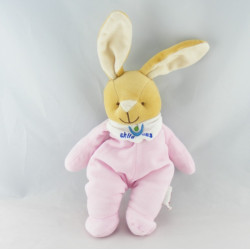 Doudou lapin bleu écharpe Bengy