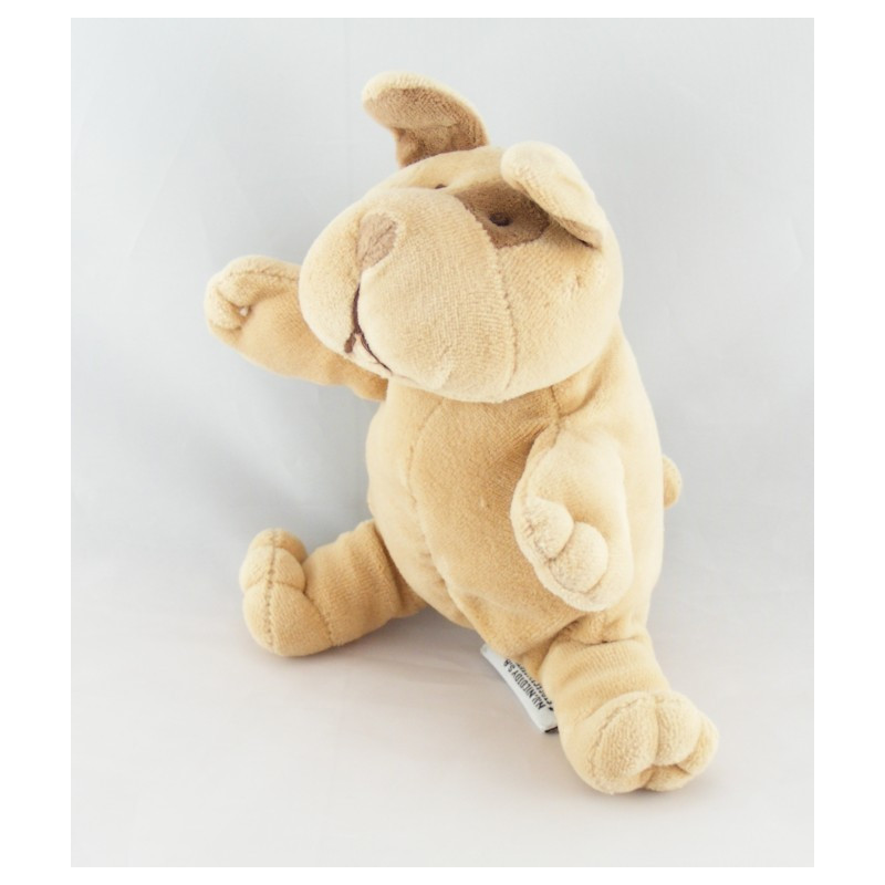 Doudou chien écru beige NICOTOY