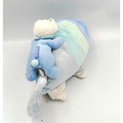 Doudou poisson bleu lagoon lagon avec ours KALOO