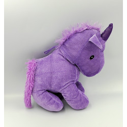 Doudou peluche licorne violet TOYS COMPANY
