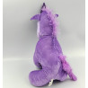 Doudou peluche licorne violet TOYS COMPANY