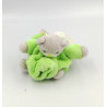 Doudou petit ours Plume gris vert KALOO