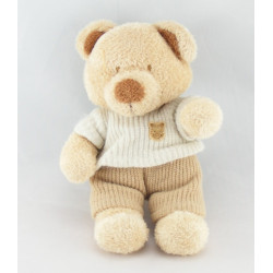 Doudou petit ours écru NICOTOY