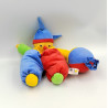 Doudou musical lutin clown bleu rouge jaune vert ballon BABYSUN