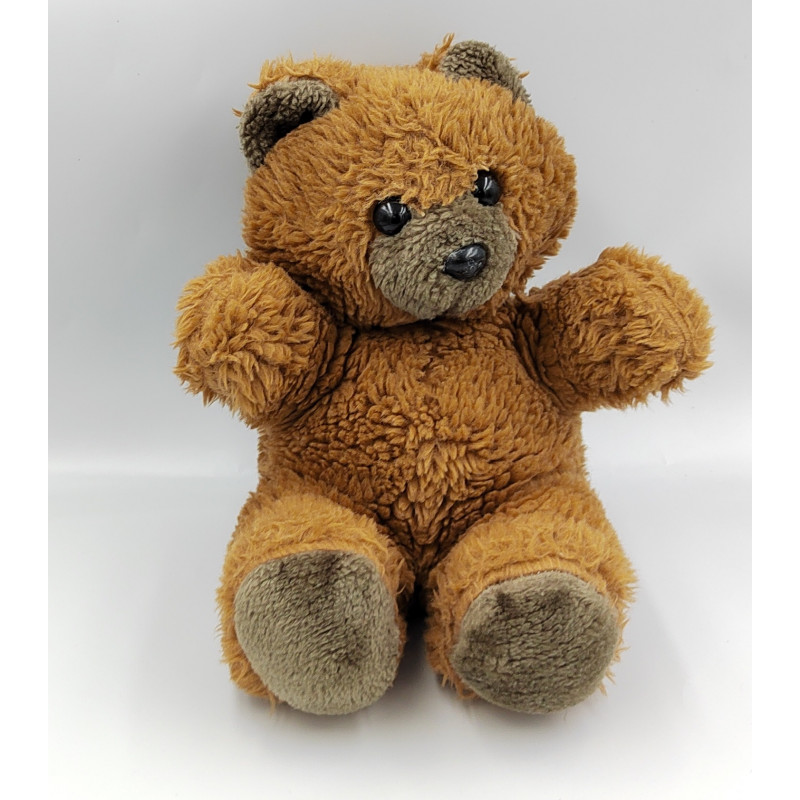 Ancienne peluche ours marron brun