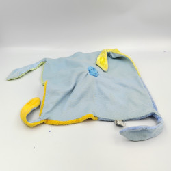 DOUDOU PLAT CHIEN JAUNE VERT ORANGE BLEU NUAGE GIPSY