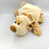 Doudou peluche cochon beige SUPER TOYS