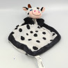 Doudou plat vache noir blanc pois FOREST DISTRIBUTION