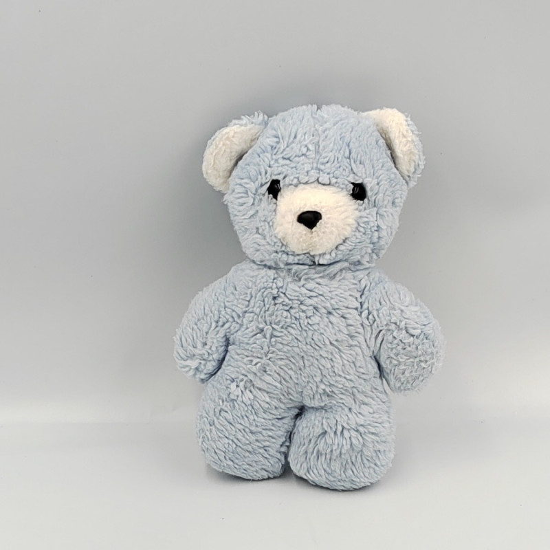 Ancienne peluche doudou ours bleu NOUNOURS