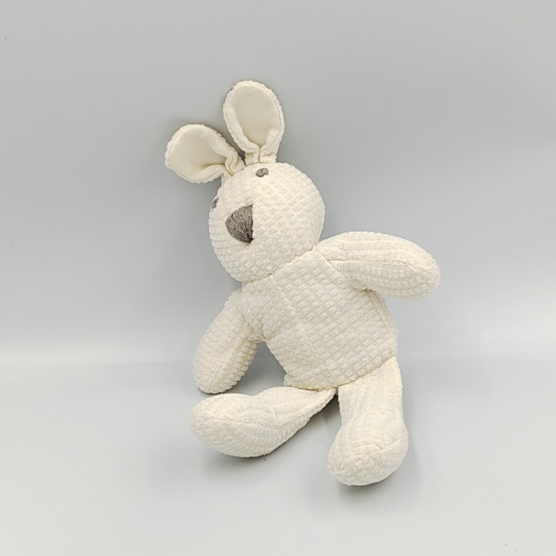 Doudou lapin blanc SERGENT MAJOR