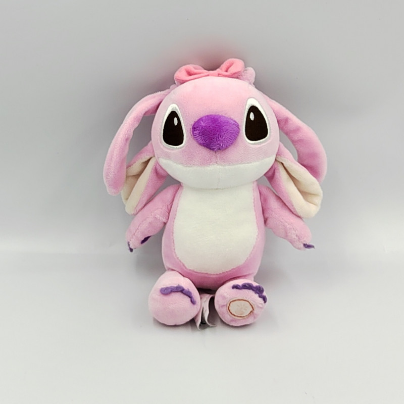 Doudou peluche Angel de Lilo et Stitch mauve rose DISNEY PRIMARK