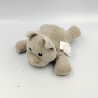Doudou chat gris couché MELISSA & DOUG
