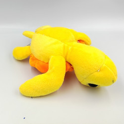 Doudou peluche tortue jaune orange NICKY TOYS