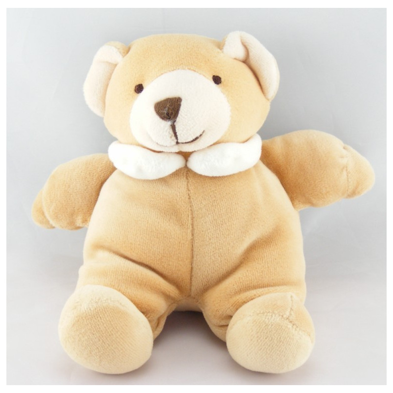 Doudou plat ours beige NICOTOY