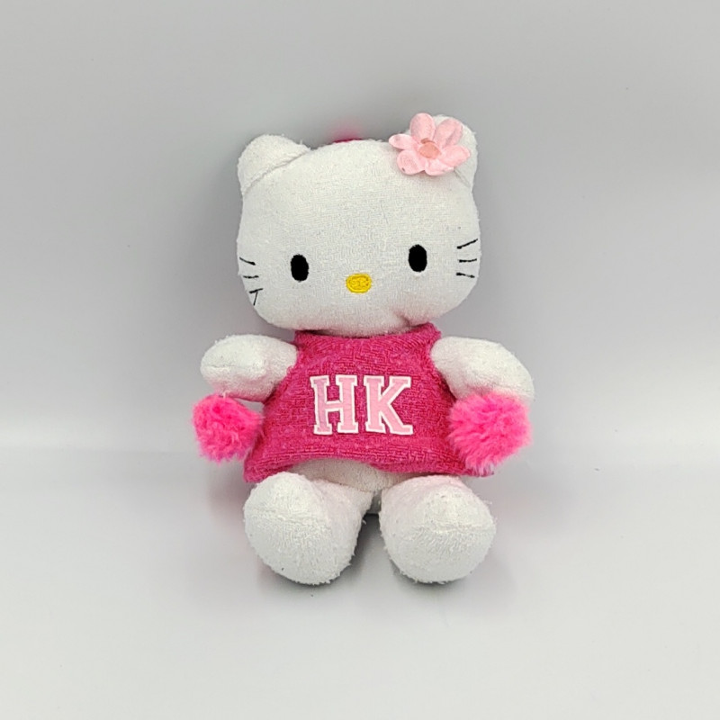 Peluche chat HELLO KITTY pom pom girl SANRIO