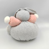 Doudou patapouf lapin gris rose Zen KALOO