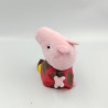 Doudou cochon rose rouge PEPPA PIG TY
