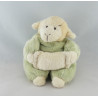 Doudou mouton agneau vert bleu mauve CMP