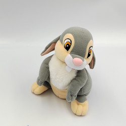 Doudou peluche lapin gris Pan-pan Panpan DISNEY JEMINI