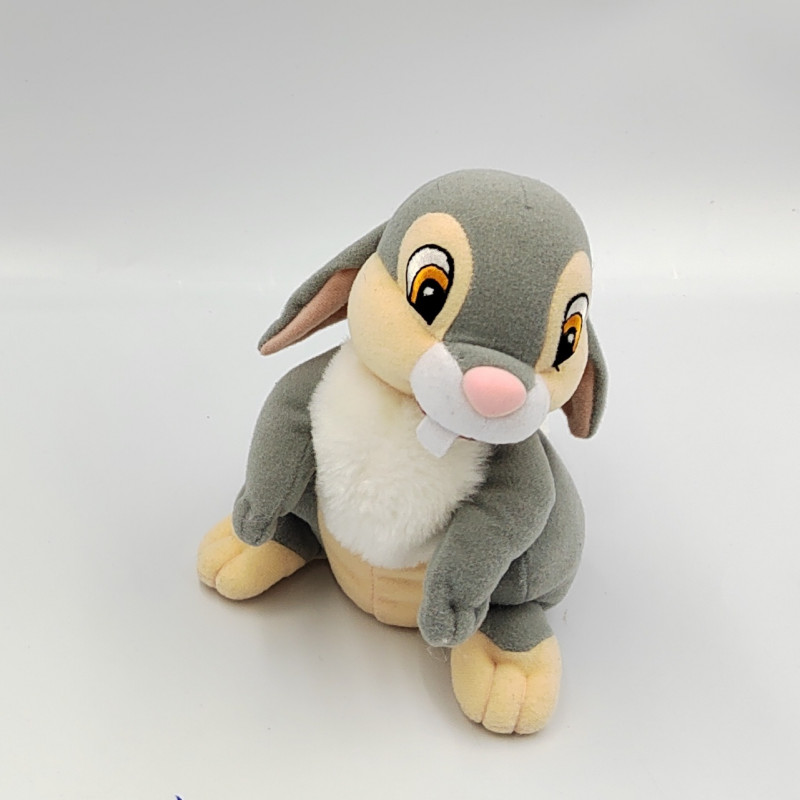 Doudou peluche lapin gris Pan-pan Panpan DISNEY JEMINI