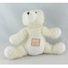 Doudou mini ours blanc la grande famille MOULIN ROTY