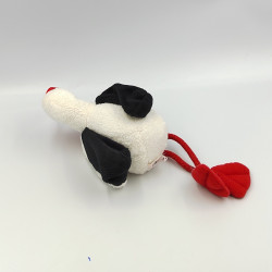 Peluche cigogne blanche rouge noir CP INTERNATIONAL