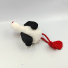 Peluche cigogne blanche rouge noir CP INTERNATIONAL