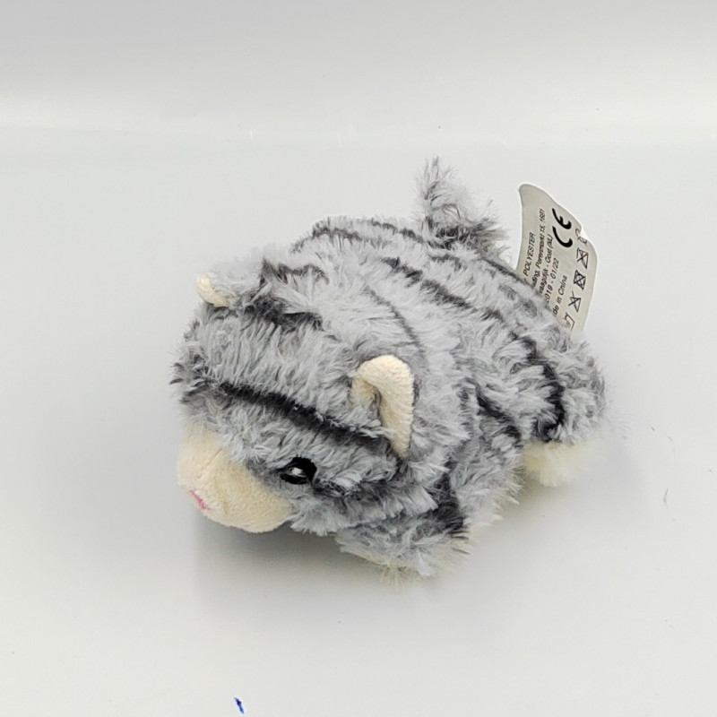 Petite Peluche chat tigré gris ZD TRADING