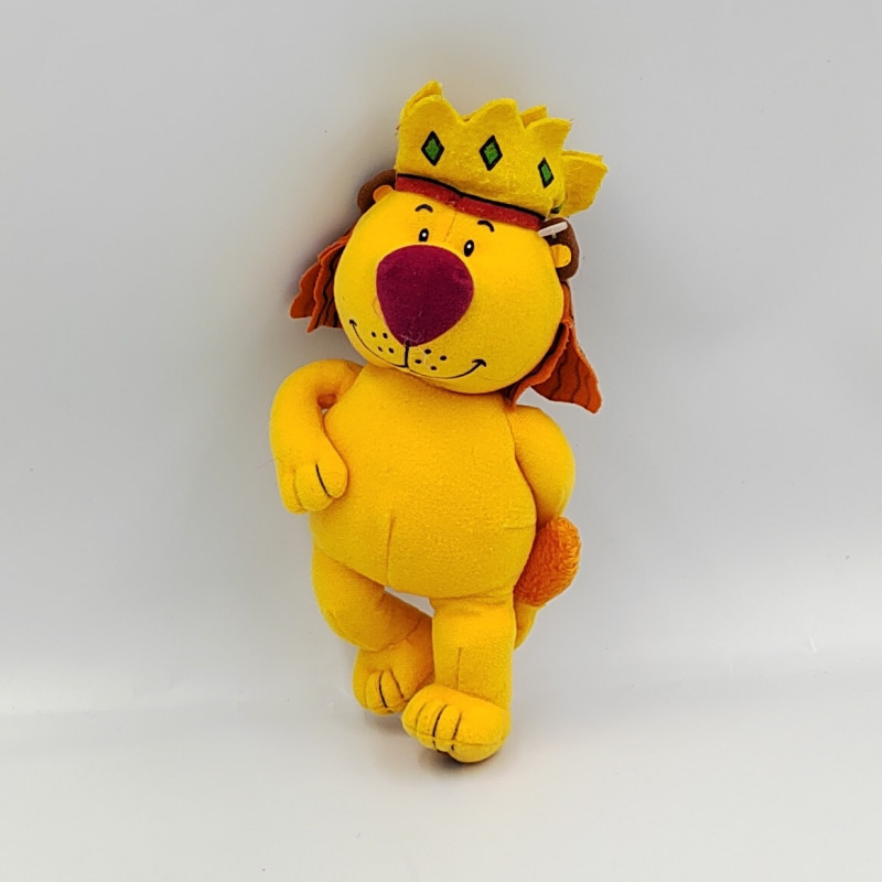 Doudou lion jaune roi EDITION ATLAS