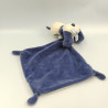 Doudou panda bleu blanc feuilles mouchoir SIMBA TOYS NICOTOY