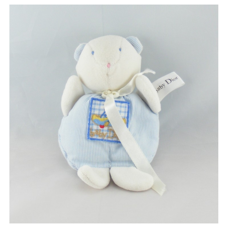 Doudou lutin boule bleu DIOR