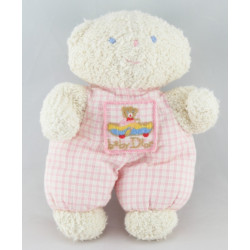Doudou ours rayé bleu BABY DIOR
